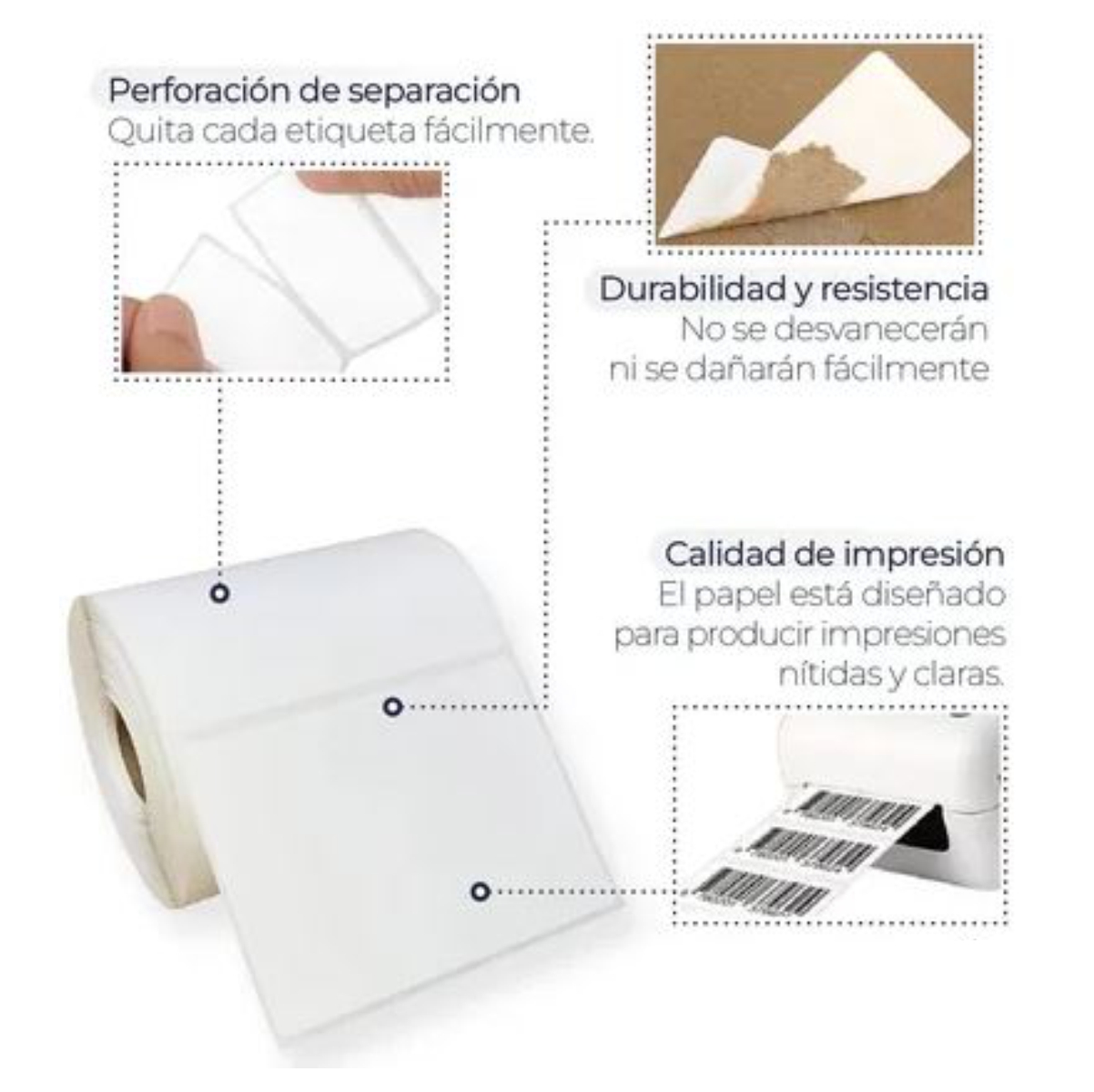 Miniatura 3 de Etiquetas Adhesivas Transferencia 350und